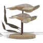 Hand Carved Turtle Pair - Table Top Sculpture - Mellow Monkey