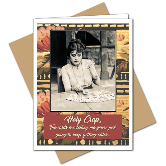 Holy Crap - Birthday Greeting Card - Mellow Monkey