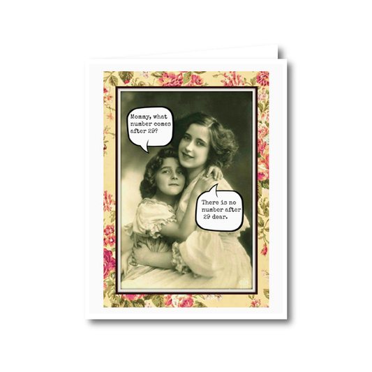 After 29  Birthday Greeting Card - Mellow Monkey