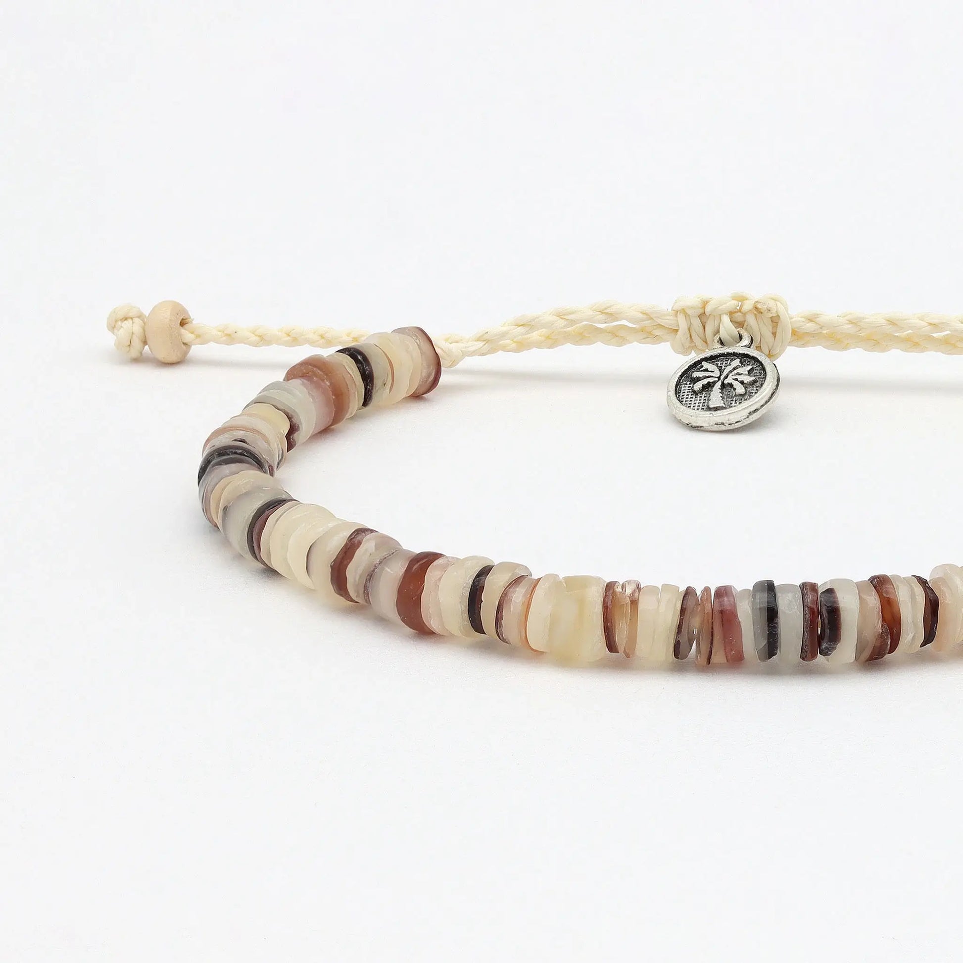 Pakui Natural Bead Anklet - Natural Stone - Mellow Monkey