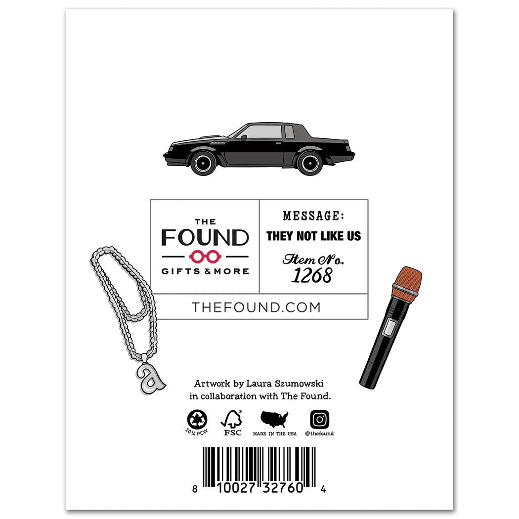 Not Like Us Birthday Card - Mellow Monkey