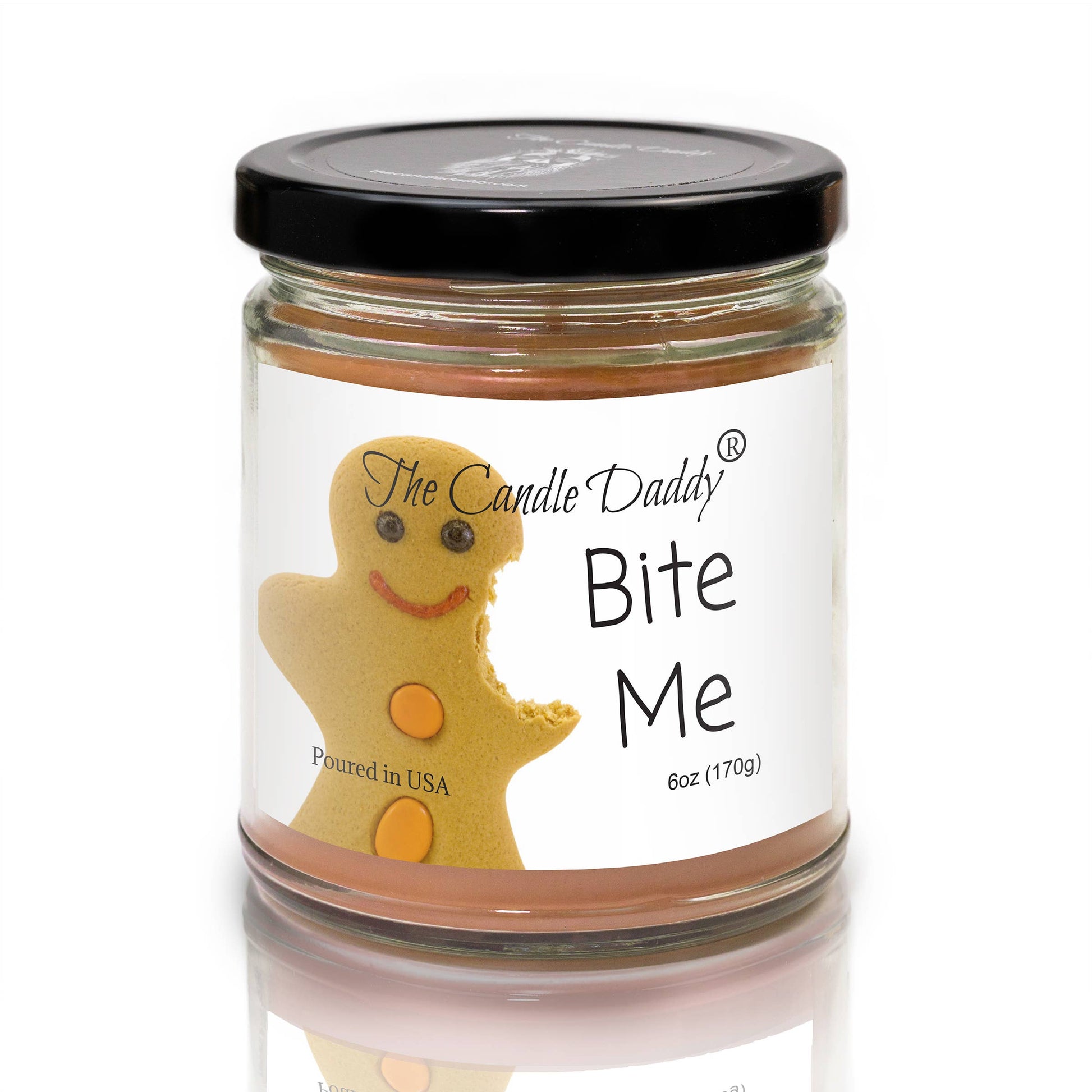 Bite Me - Christmas Gingerbread Cookie -  Candle - Mellow Monkey