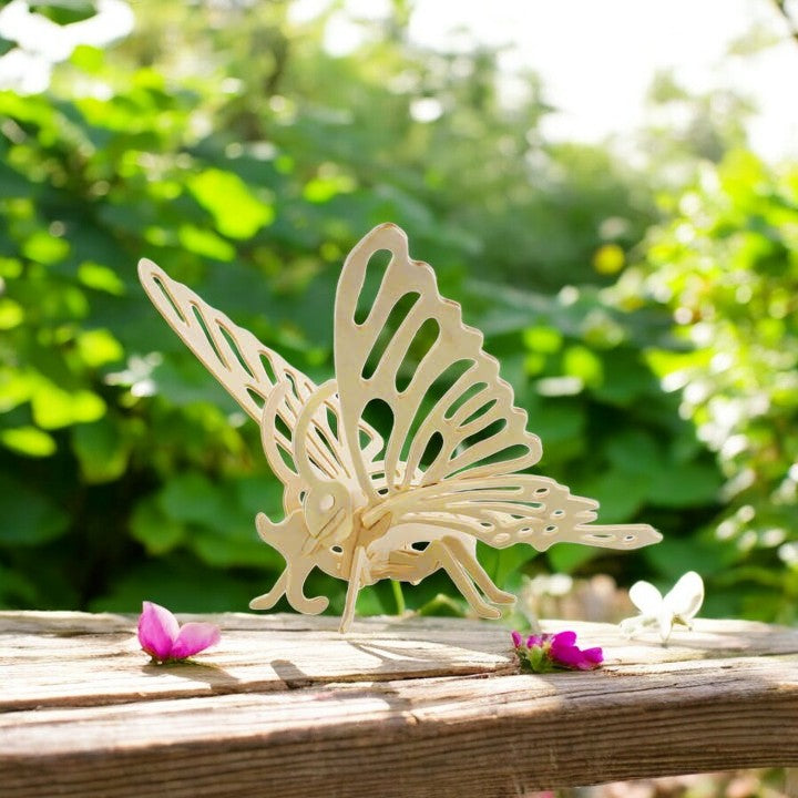 Butterfly: 3D Wooden Puzzle - Mellow Monkey