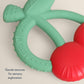 Cherries Bitzy Shake™ - Silicone Teether with Rattle - Mellow Monkey
