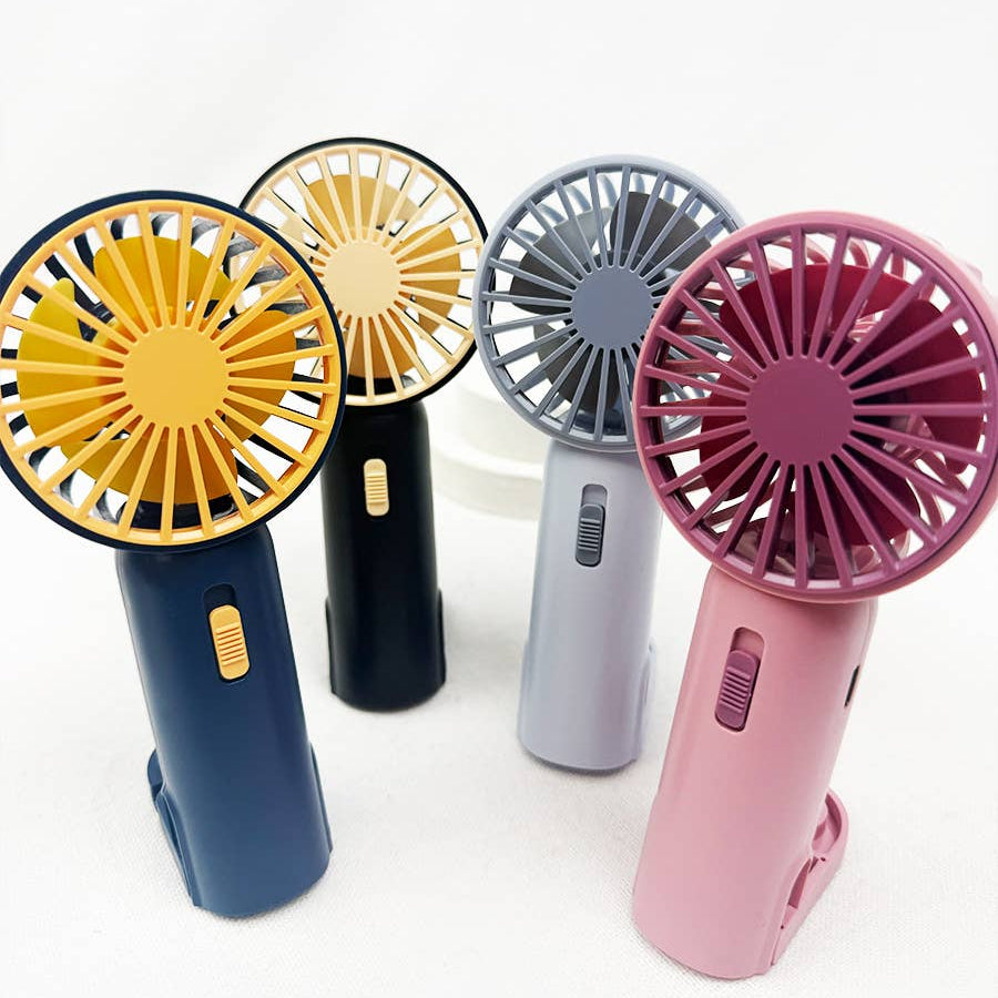 Portable Hand Fan With Pull Out Stand - Mellow Monkey