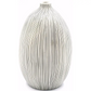 Gugu Porcelain Bud Vase - White With Stripes - 3.14"W x 4.94"H - Mellow Monkey