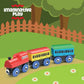 Wooden Train - Set of 12 Pieces