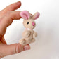 Small Plush Bunny Rabbit - Light Brown - 2-in - Mellow Monkey