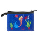 Embroidered Mermaid Sea Life Art Ecuadorian Coin Purse Pouch