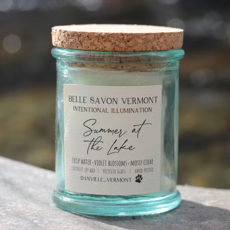 Summer on the Lake - Coconut Soy Wax Candle - 4-oz. - Mellow Monkey