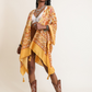 Tapestry Tassel Moroccan Kimono-Mustard - Mellow Monkey