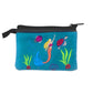 Embroidered Mermaid Sea Life Art Ecuadorian Coin Purse Pouch