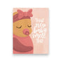 That New Baby Smell Tho - New Baby Greeting Card - Mellow Monkey