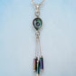 Wild Pearle Pear Triple Drop Necklace - Mellow Monkey