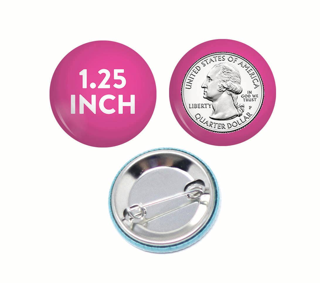 Monkey Pinback Buttons Neurodivergent Pinback Button - 1.25