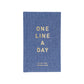 One Line A Day Five Year Journal - Denim Hard Covered - Mellow Monkey
