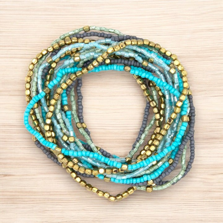 Tropical Waters Elastic Bracelet Set - Mellow Monkey