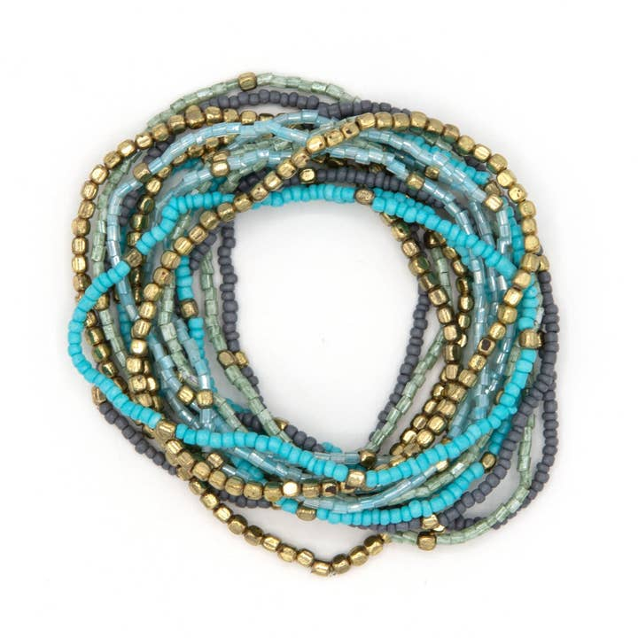 Tropical Waters Elastic Bracelet Set - Mellow Monkey