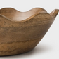 Scalloped Edge Mango Wood Bowl - 10-in - Mellow Monkey