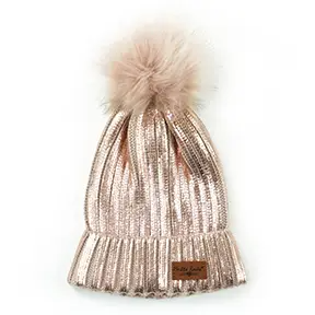 Britt's Knits Glacier Knit Pom Hat