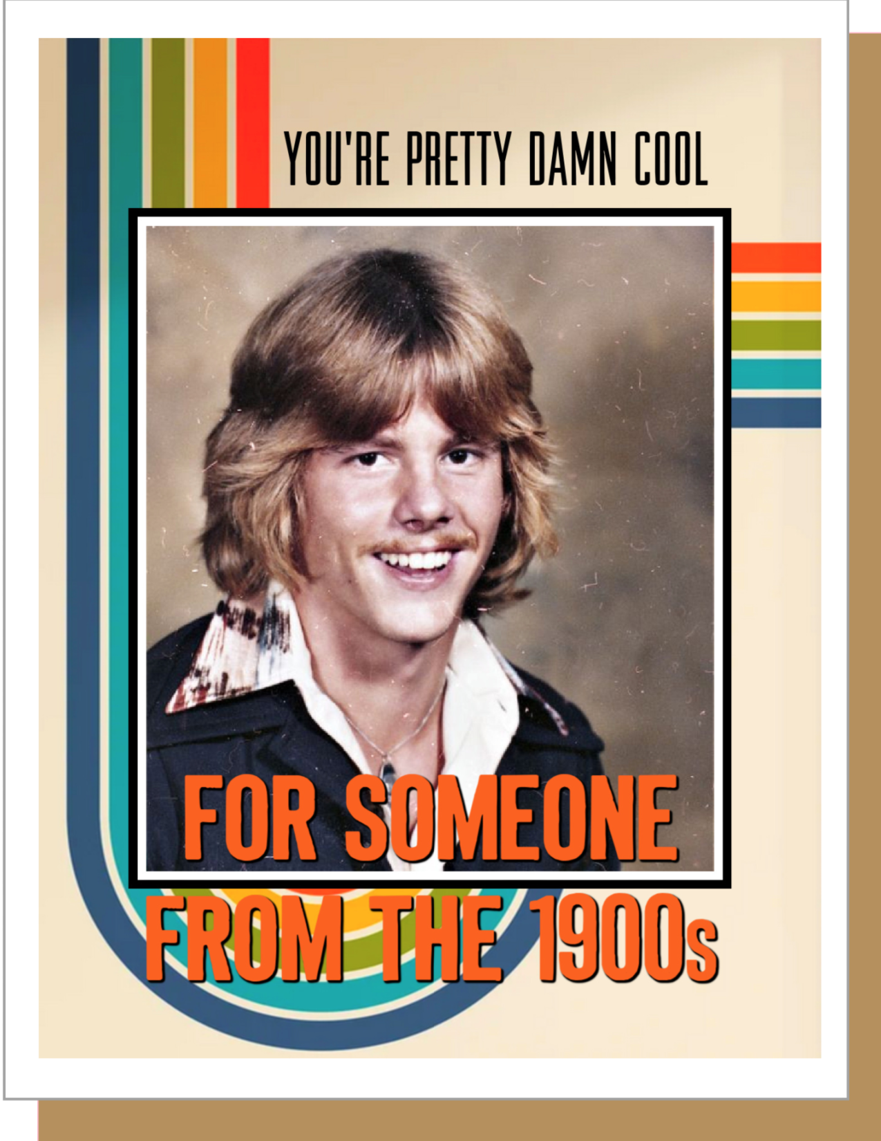 1900s - M - Birthday Greeting Card - Mellow Monkey