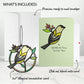 Goldfinch's Song Suncatcher Card - Mellow Monkey