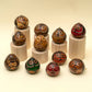 Mini Owl Gourd Ornament - 2-in
