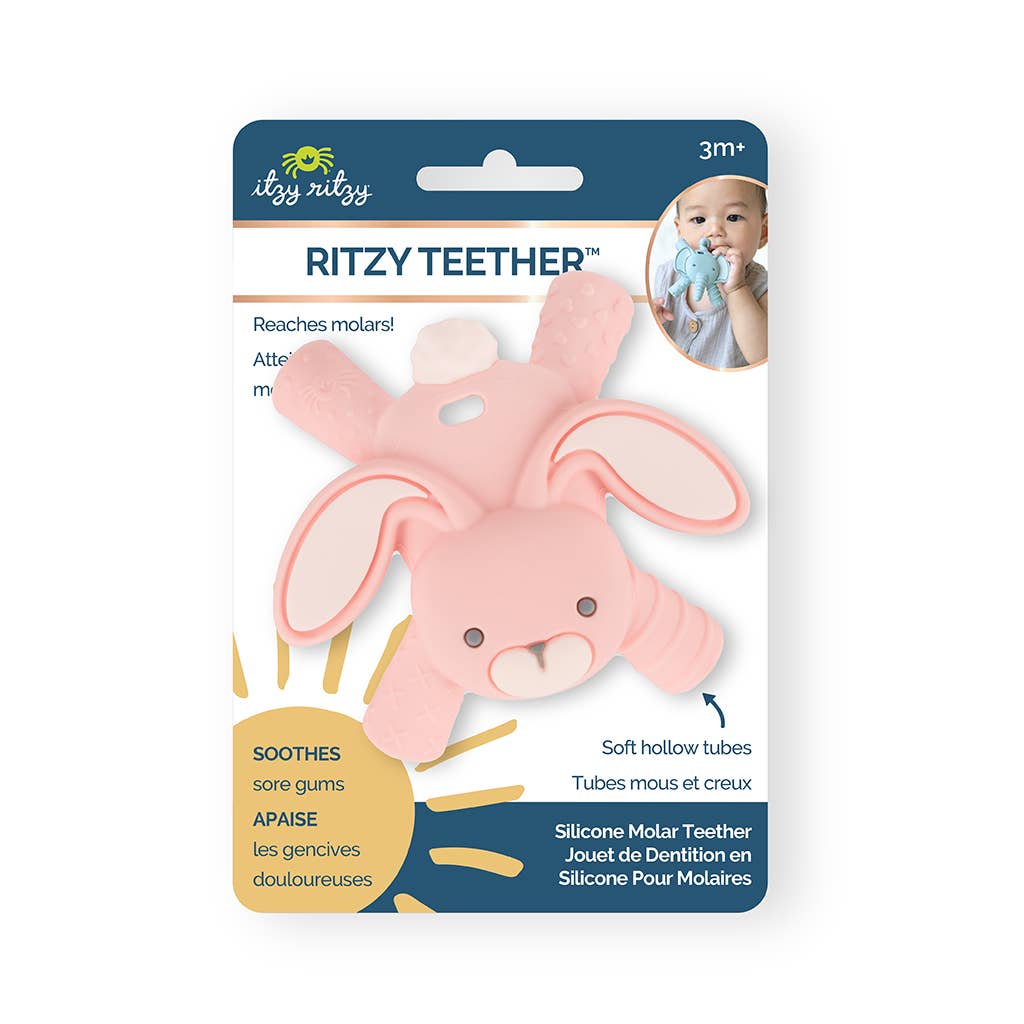 Ritzy Teether™ Baby Molar Teether - Bunny - Mellow Monkey