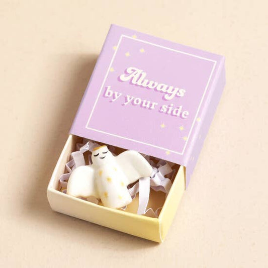 Angel - Tiny Matchbox Ceramic Token