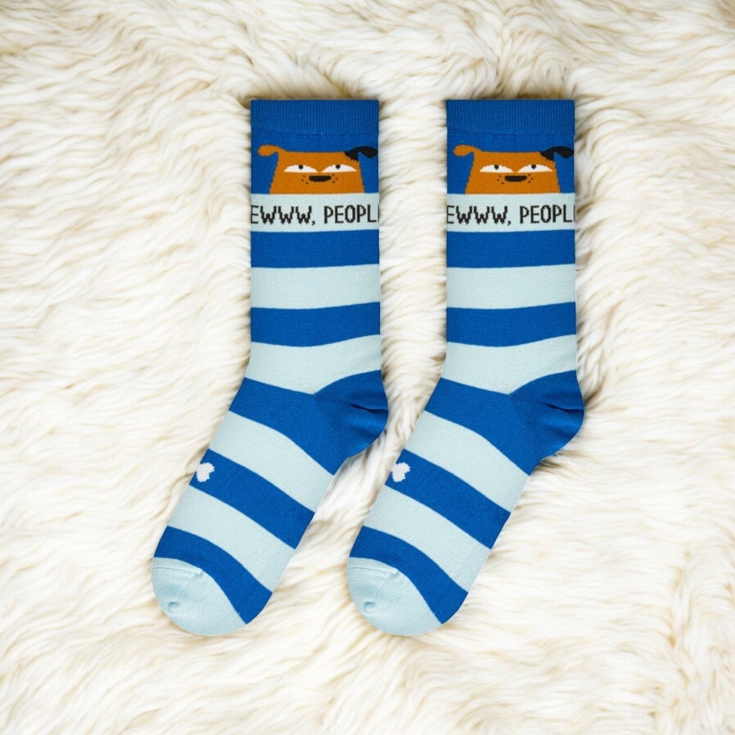 Eww, People - Dog - Crew Socks - Medium - Mellow Monkey