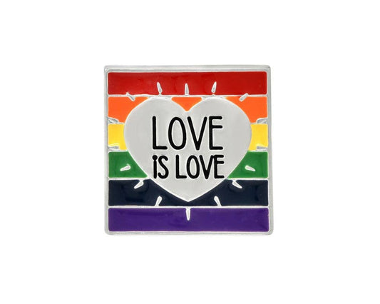 Rainbow Flag Love Is Love Pin
