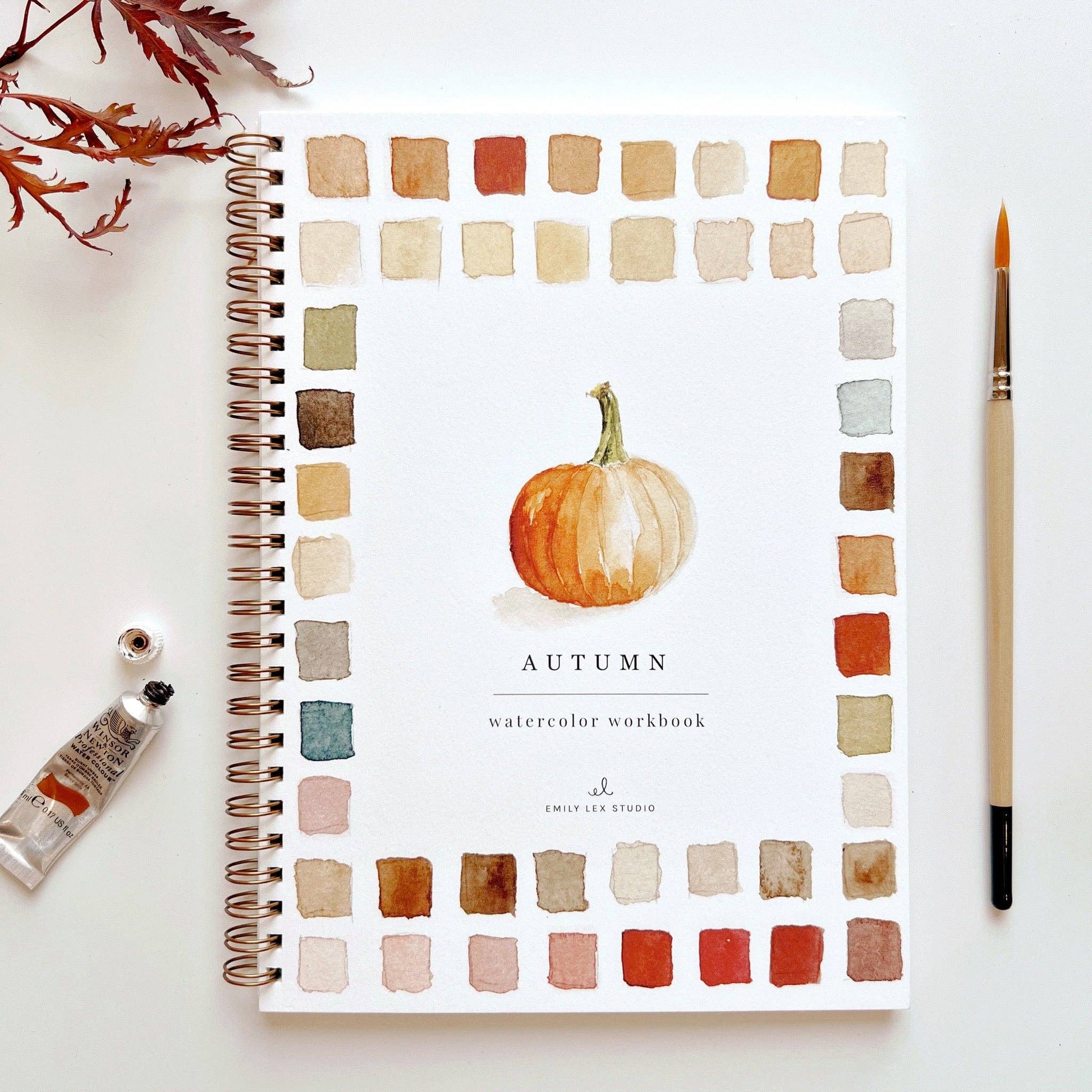 Autumn - Watercolor Workbook - Mellow Monkey