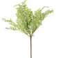 Soft Grey Green Artificial Fern Leaf Bush - 17" - Mellow Monkey