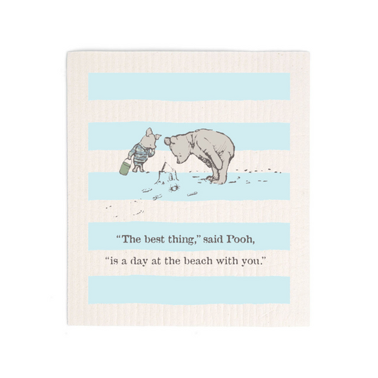 The Best Thing - Winnie the Pooh Themed Swedish Dishcloth - Mellow Monkey