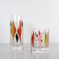 Mid Century Modern - Retro Diamond Double Old Fashioned Cocktail Glass - Mellow Monkey