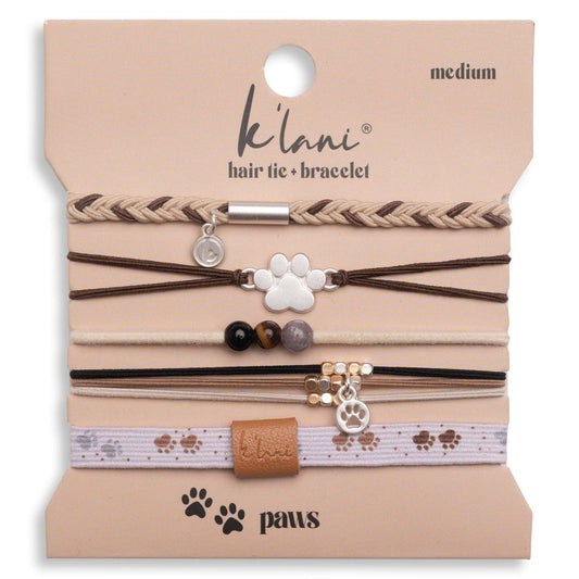 Paws - Hair Tie Bracelets - Medium
