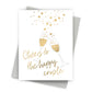 Cheers to the Happy Couple - Gold Foil Wedding Card - Mellow Monkey
