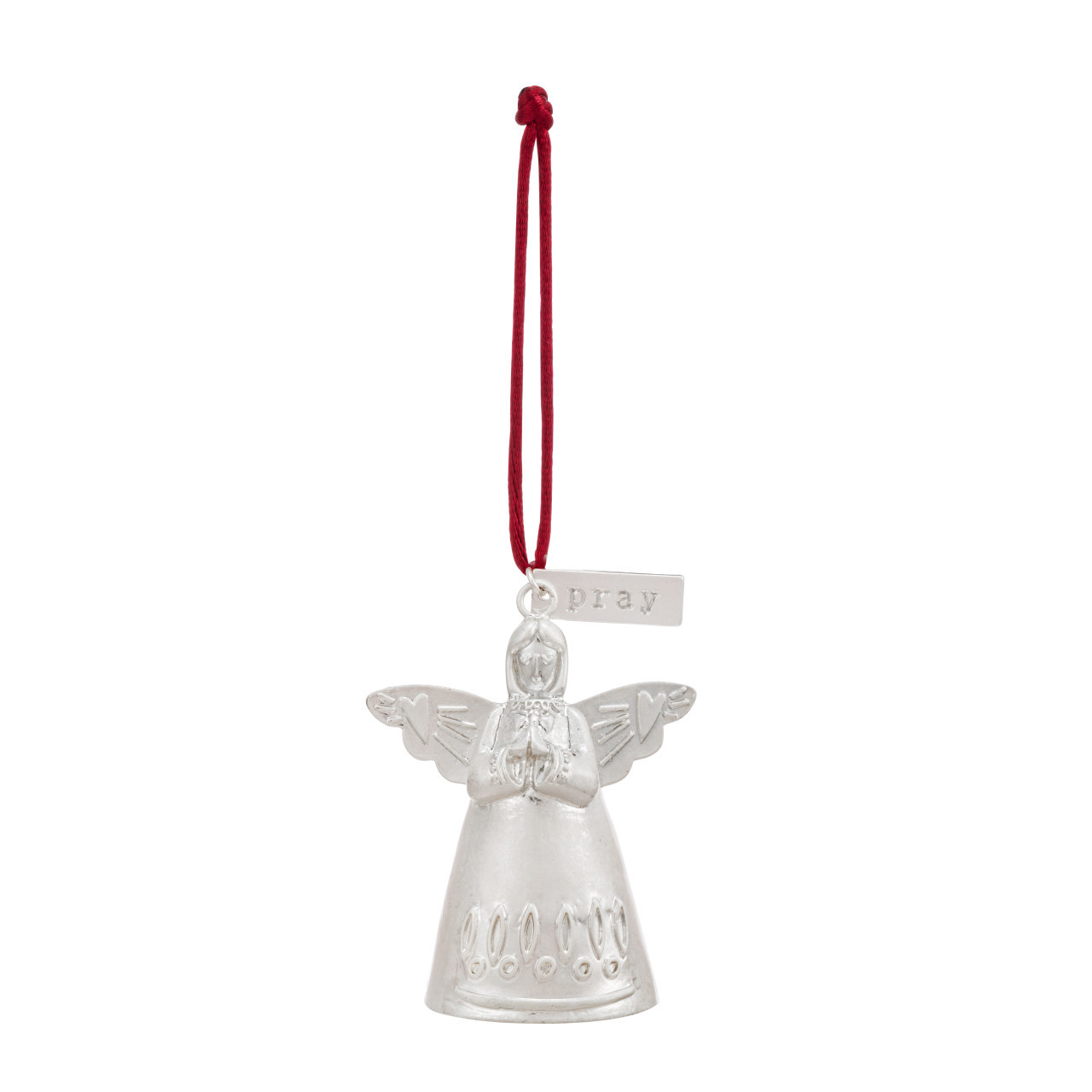 Pray - Mini Bell Angel Ornament - Mellow Monkey