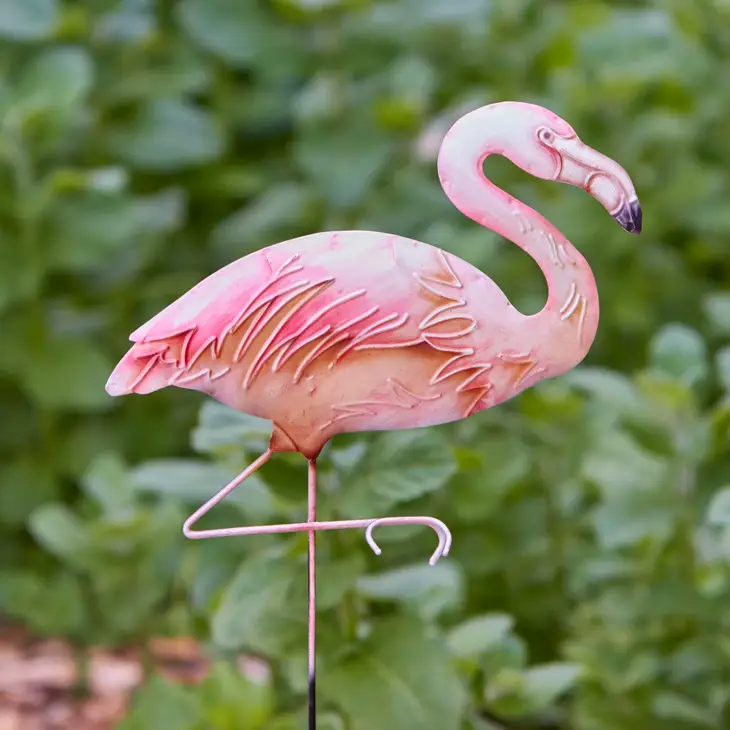 Flamingo Garden Stake - Mellow Monkey