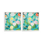 Floral Black - Art Themed Swedish Dishcloths - Mellow Monkey