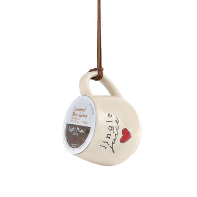 Holiday Coffee Mug with Coffee Pod Ornament - 2-1/2-in - Mellow Monkey