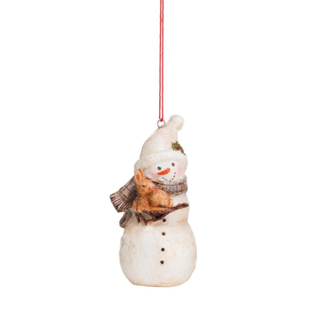 Mini Snowman Ornament - 3-in - Mellow Monkey