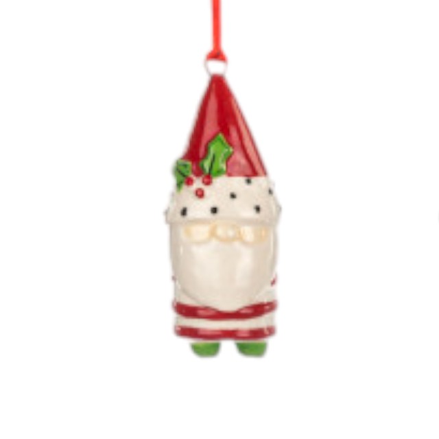 Heartful Gnome Ornament - 3-in - Mellow Monkey