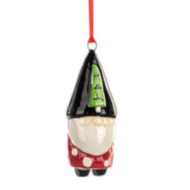 Heartful Gnome Ornament - 3-in - Mellow Monkey