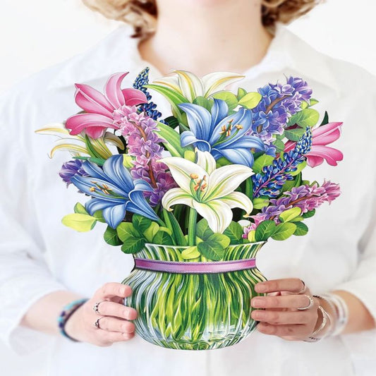 Lilies & Lupines (NEW Vase)