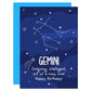 Gemini - Outgoing, Intelligent, Bit Of A Nosy Cow - Birthday - Greeting Card - Mellow Monkey