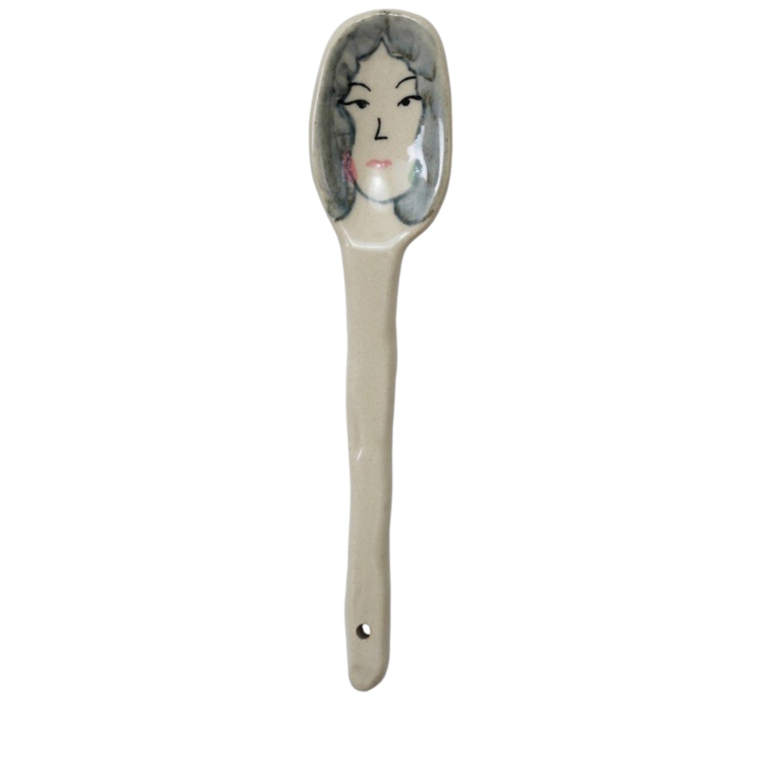 Hand Painted Stoneware Spoon - Mellow Monkey