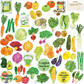 Vegetable Market Stickers - Boxed Hologram Stickers - Mellow Monkey