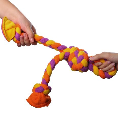 GOAT Braided Fleece Tug Toy 15" - Mellow Monkey