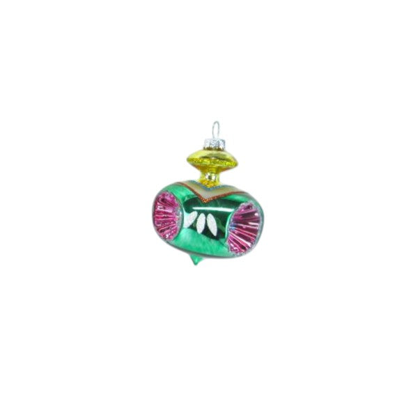 Vintage Spin Top Ornament - December Diamonds Holiday Ornament - Mellow Monkey